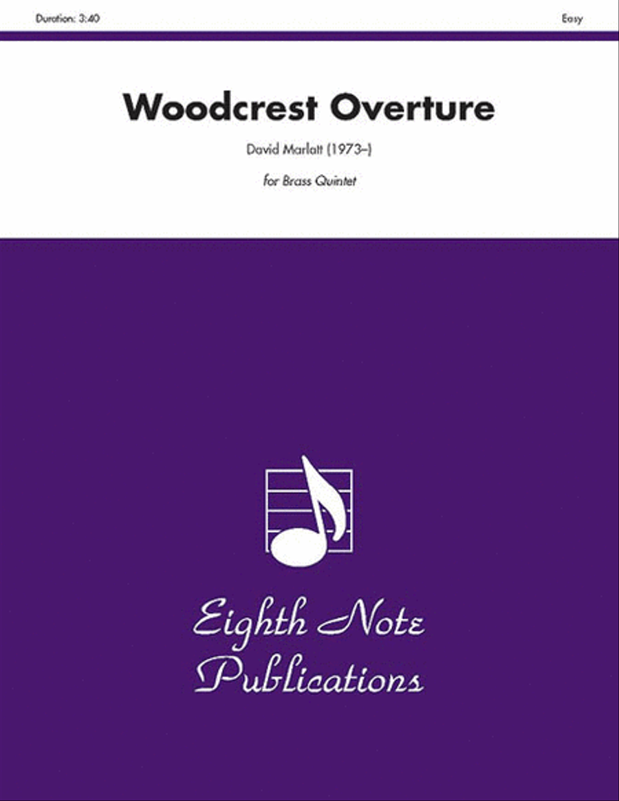 Woodcrest Overture Woodcrest Overture Brass Quintet scores gallery preview page 1