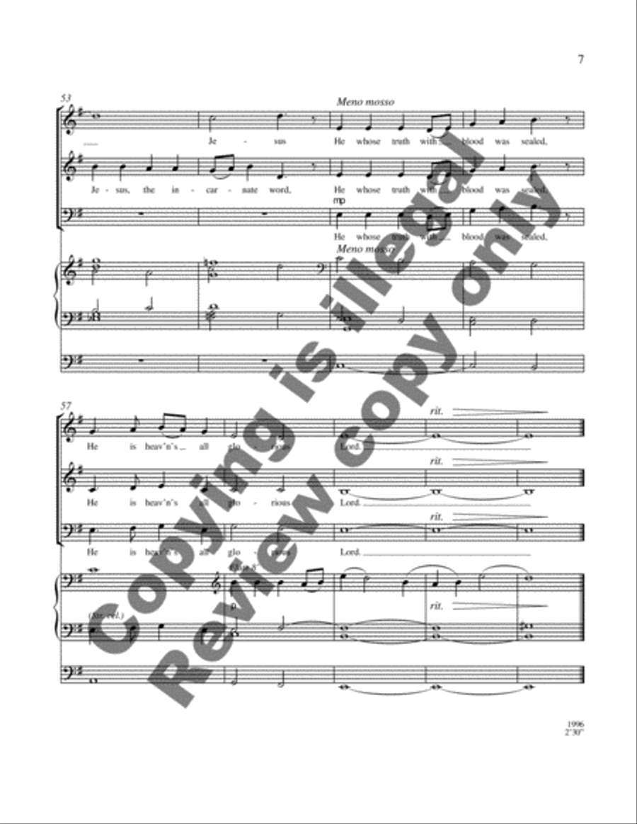 Who is This That Comes from Far 3-Part scores gallery preview page 10