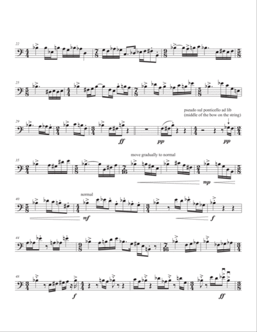 All Wrong Cello Solo scores gallery preview page 4