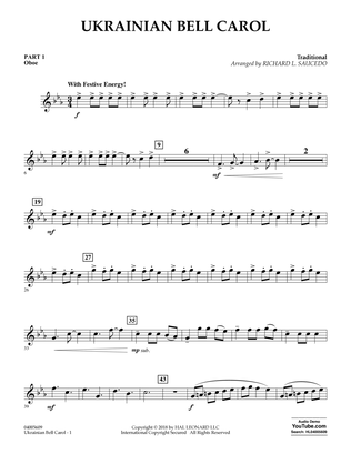 Ukrainian Bell Carol - Pt.1 - Oboe