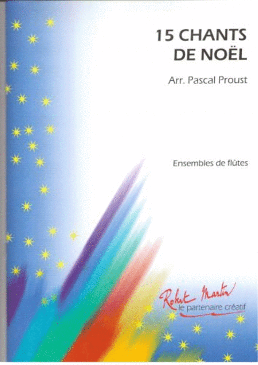 Chants de noël (15), pour flûte Flute scores gallery preview page 1
