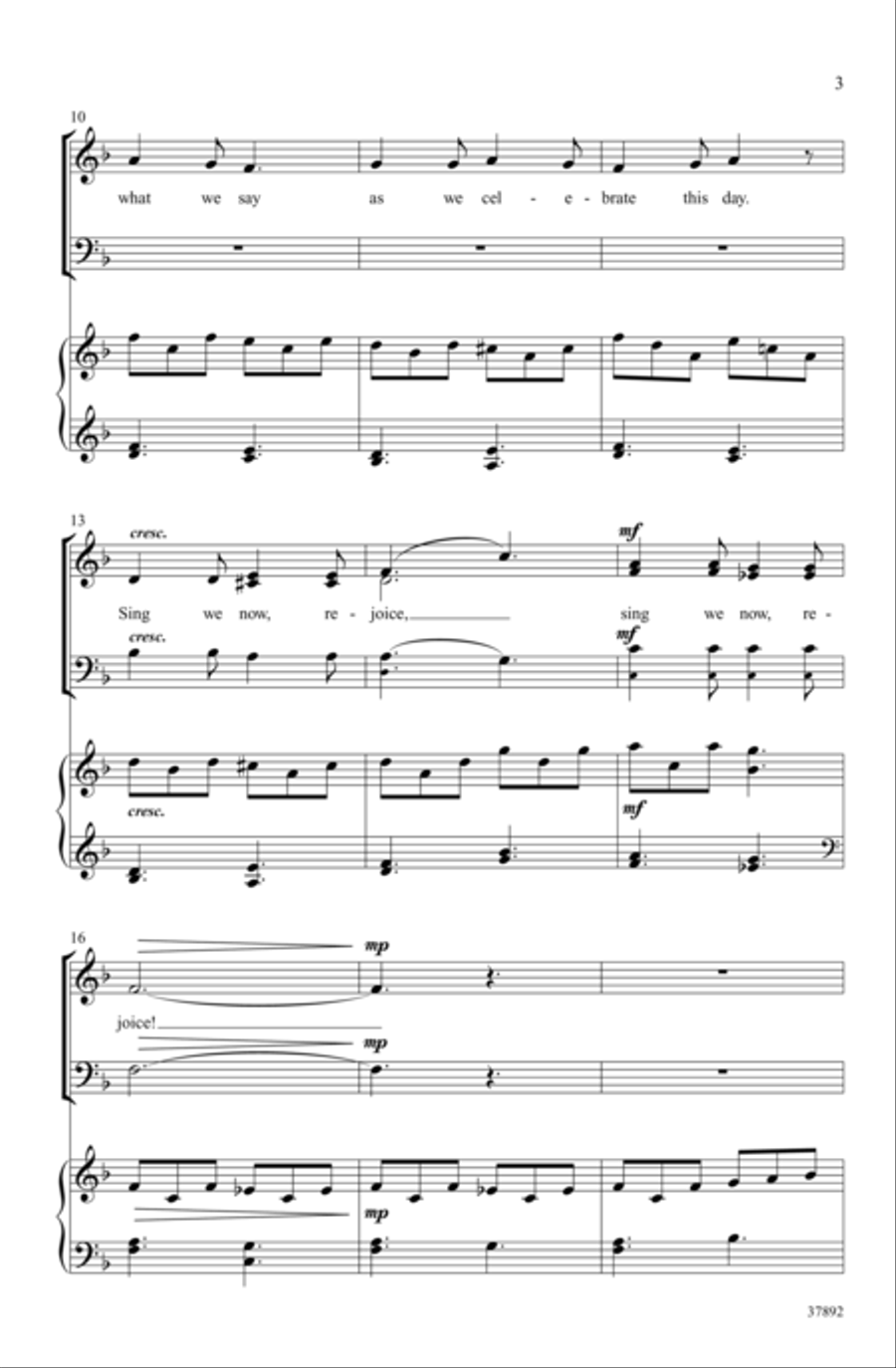 Sing We Now, Rejoice! - SoundTrax CD (CD only) Choir scores gallery preview page 3