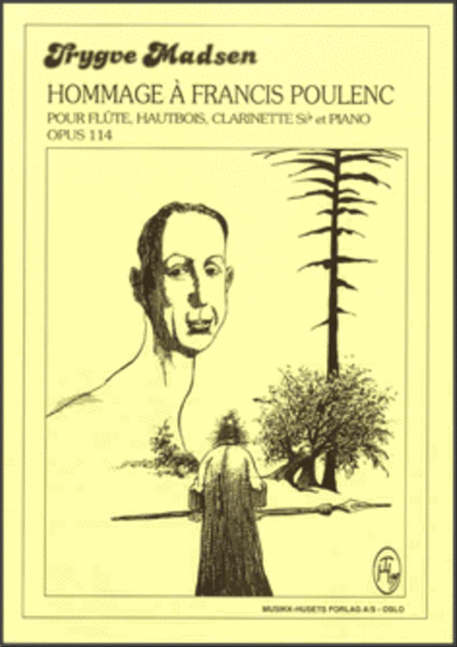 Hommage a Francis Poulenc Op. 114 Clarinet scores gallery preview page 1