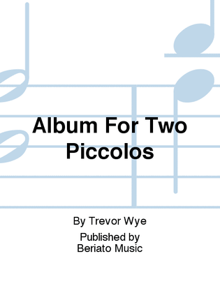 Album For Two Piccolos