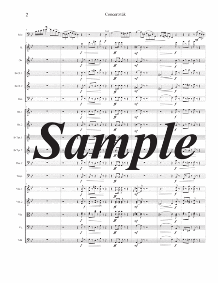 Concertstük Op. 28 for Trombone and Orchestra