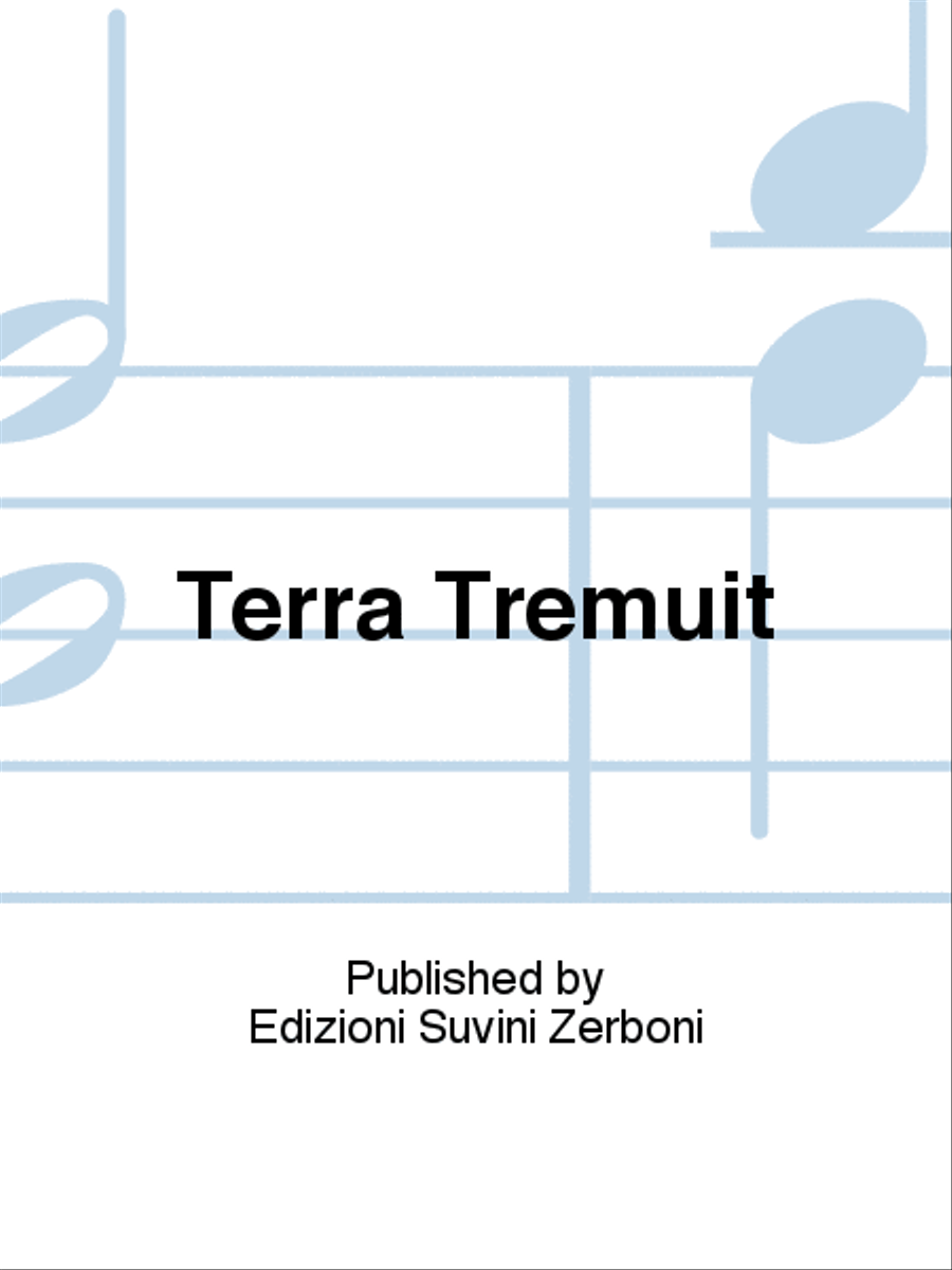 Terra Tremuit Choir scores gallery preview page 1