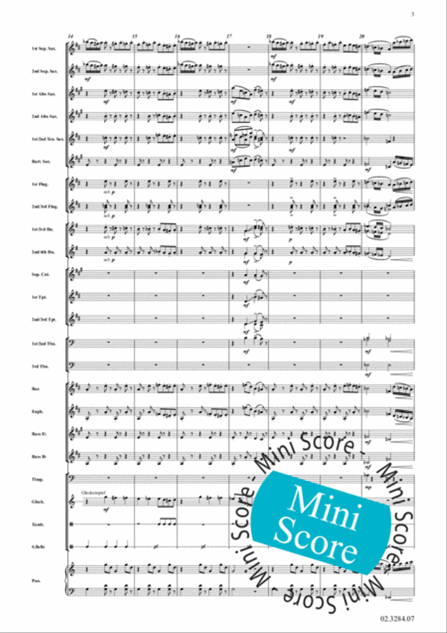 It's a Wonderful Christmas Fanfare Band scores gallery preview page 9