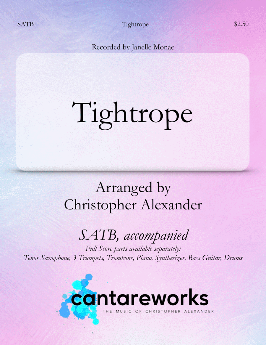 Tightrope 4-Part scores gallery preview page 1