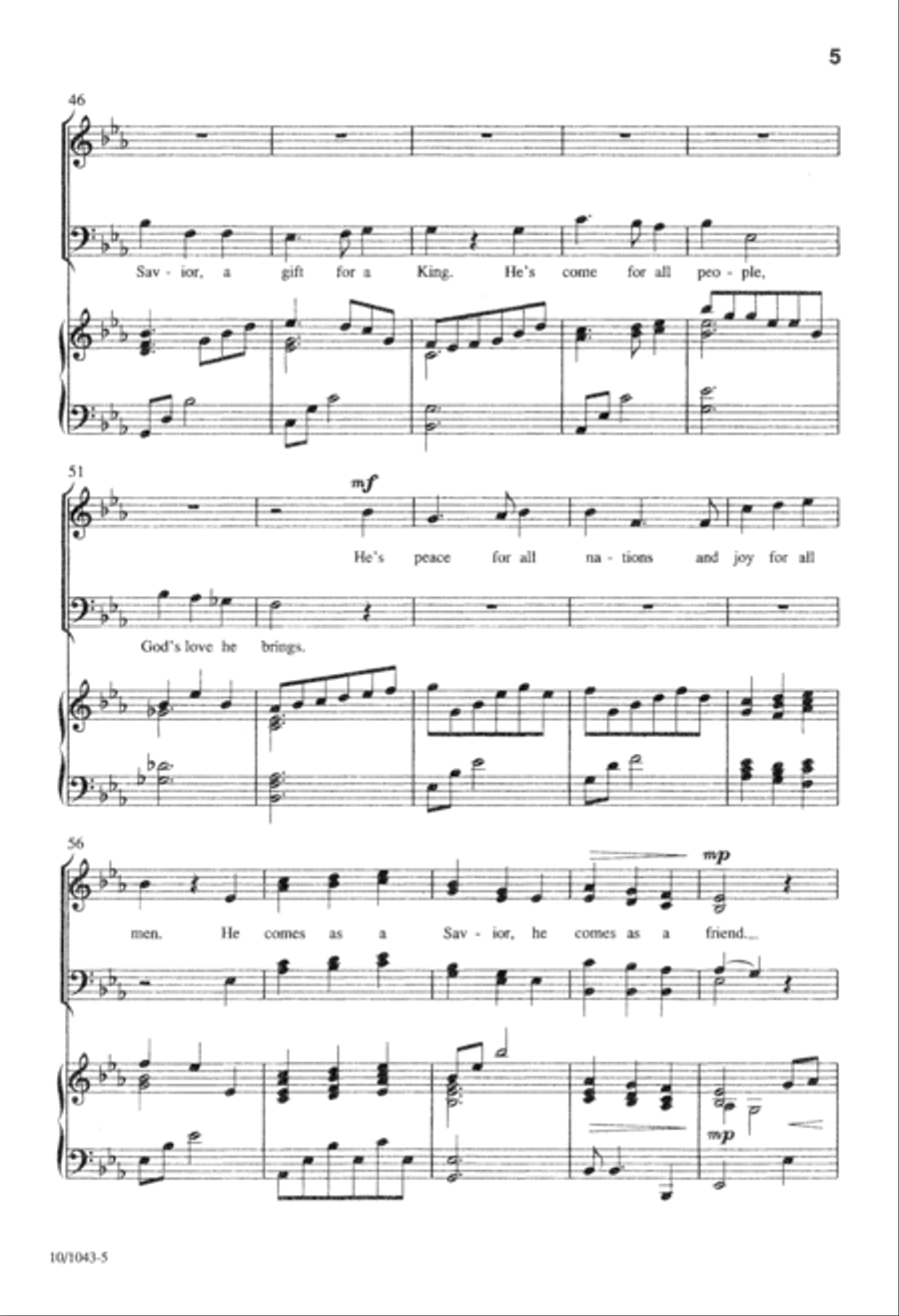 My Gift for Him My Gift for Him 4-Part scores gallery preview page 6