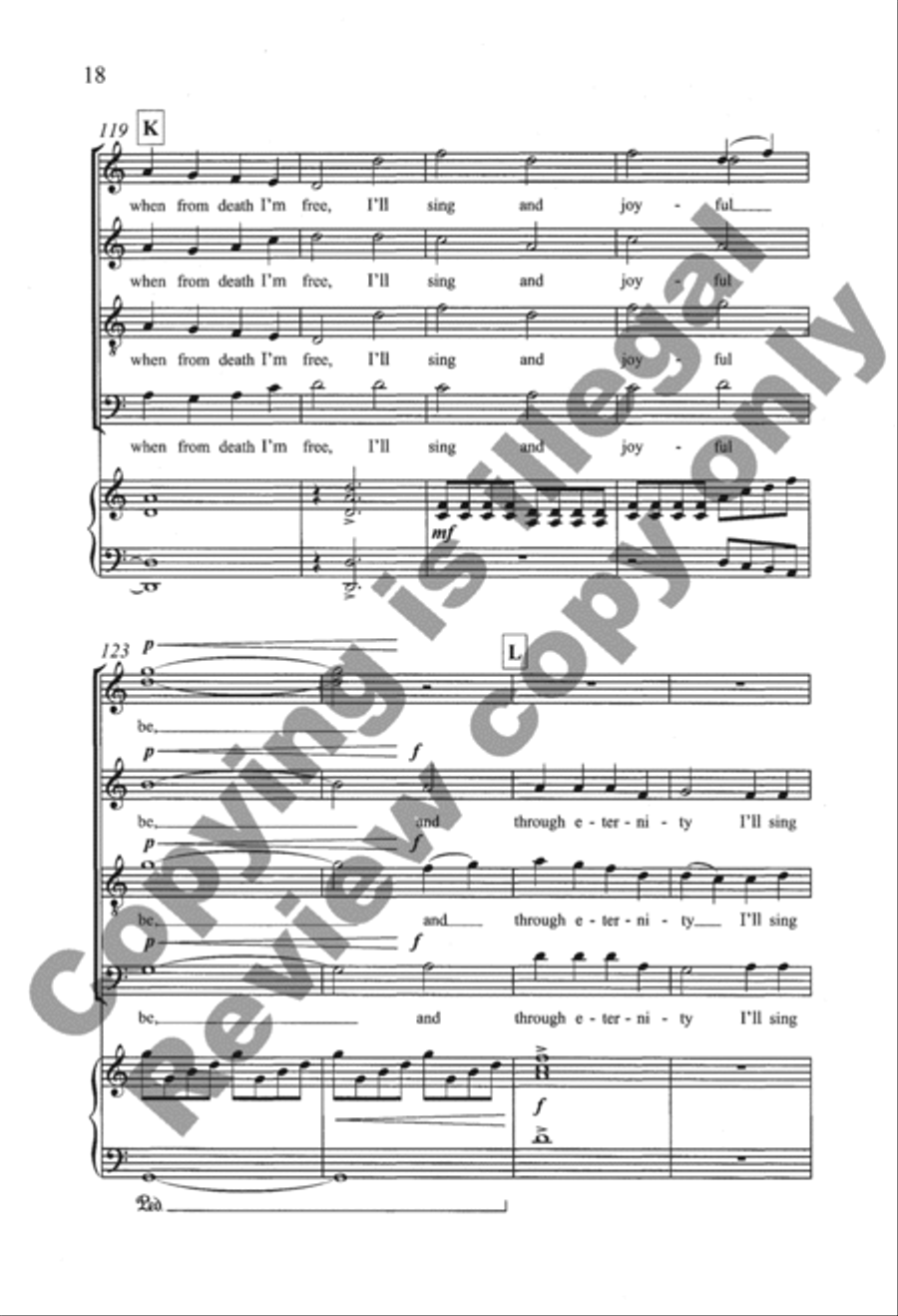 Appalachian Carols: 1. Wondrous Love 4-Part scores gallery preview page 37