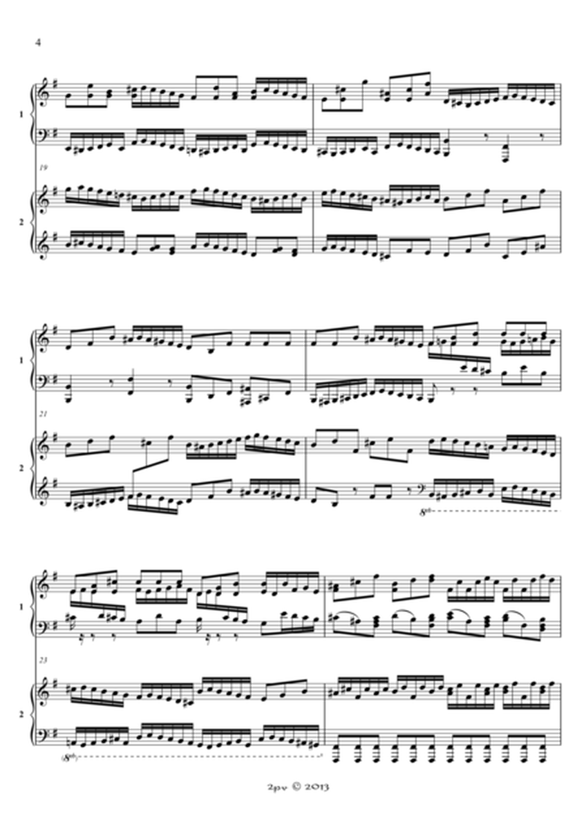 Brandenburg Concerto No. 3, Third Movement, for 2 pianos image number null