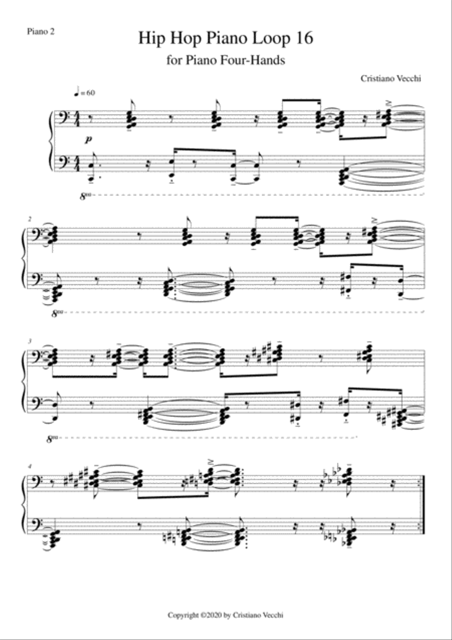 Hip Hop Piano Loop 16 Hip Hop Piano Loop 16 Piano Method scores gallery preview page 2