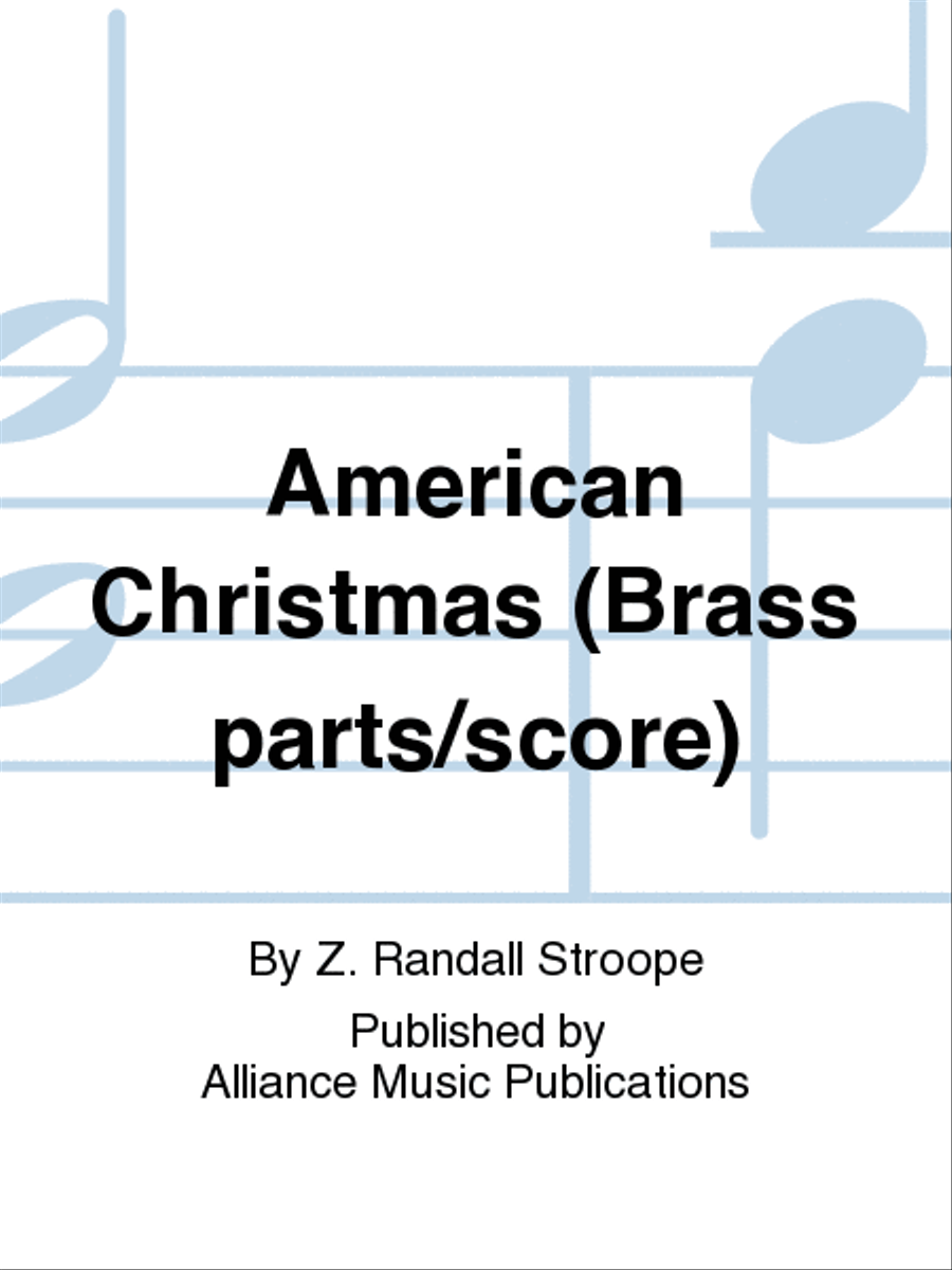 American Christmas/American Rhapsody--brass version score and parts 4-Part scores gallery preview page 1