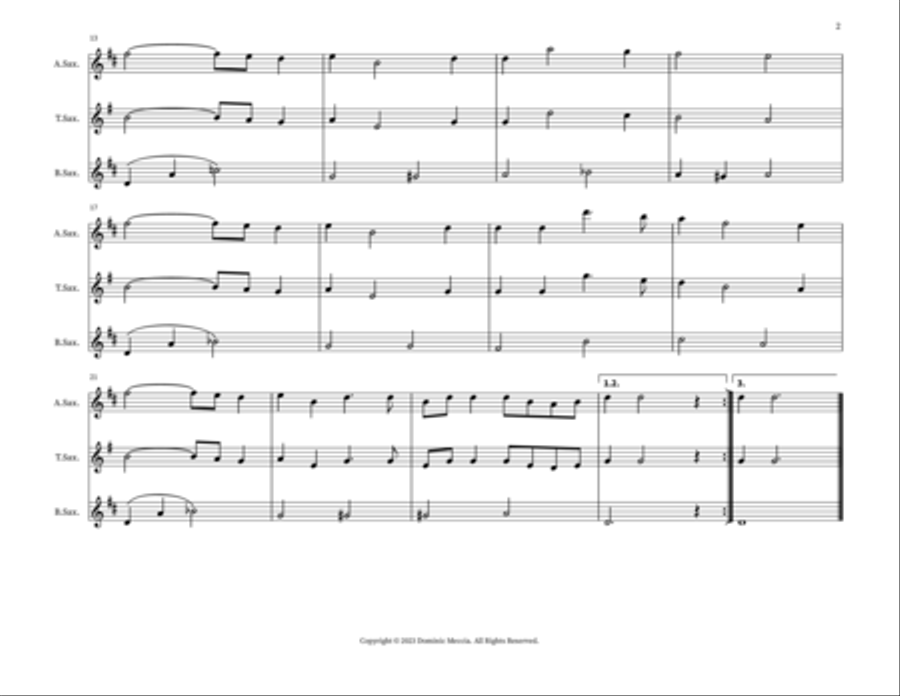 Deep River Deep River Small Ensemble scores gallery preview page 2