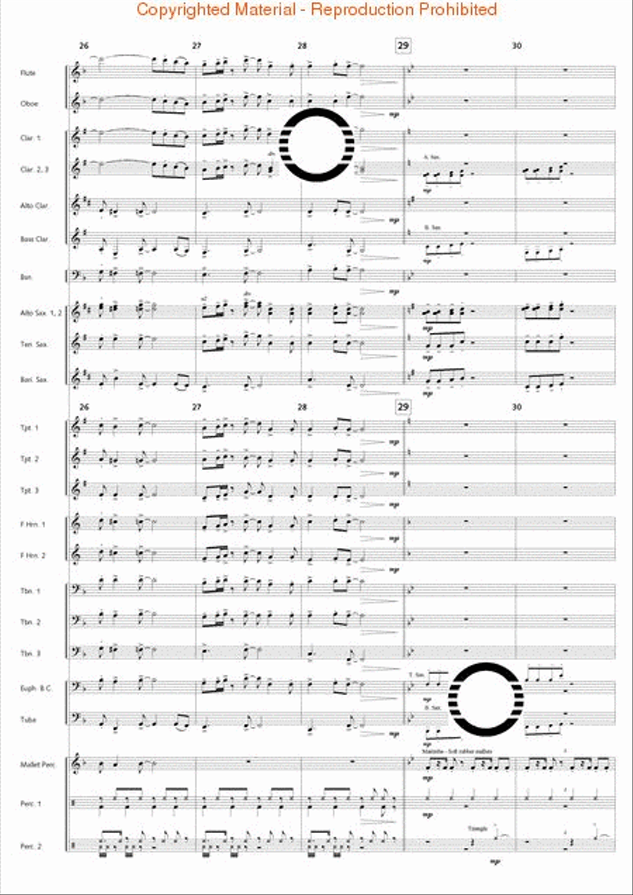 Holiday Jambalaya Holiday Jambalaya Concert Band scores gallery preview page 7