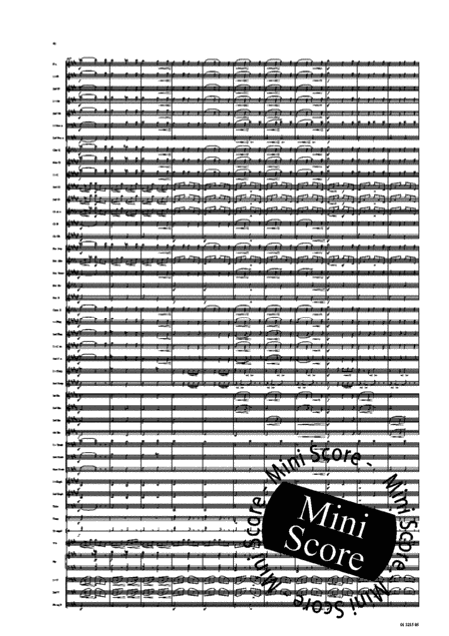 Ma Vlast Concert Band scores gallery preview page 42