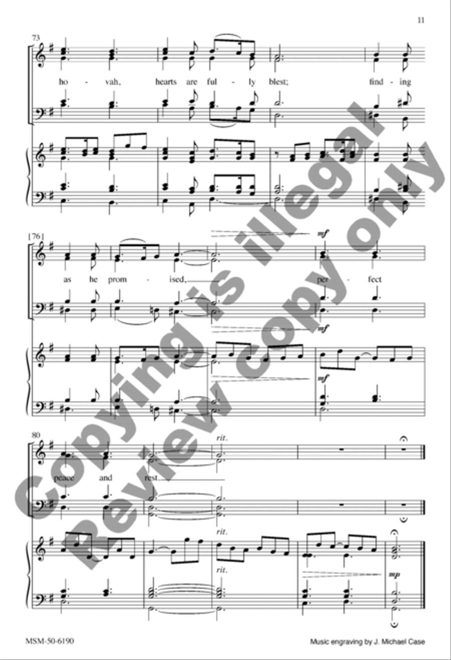 Like a River Glorious Like a River Glorious 4-Part scores gallery preview page 10