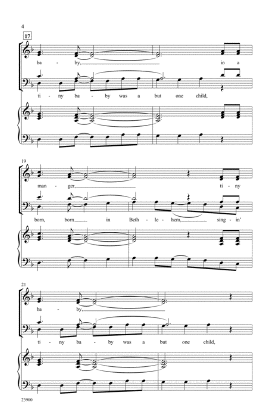 Bethlehem Spiritual 4-Part scores gallery preview page 3