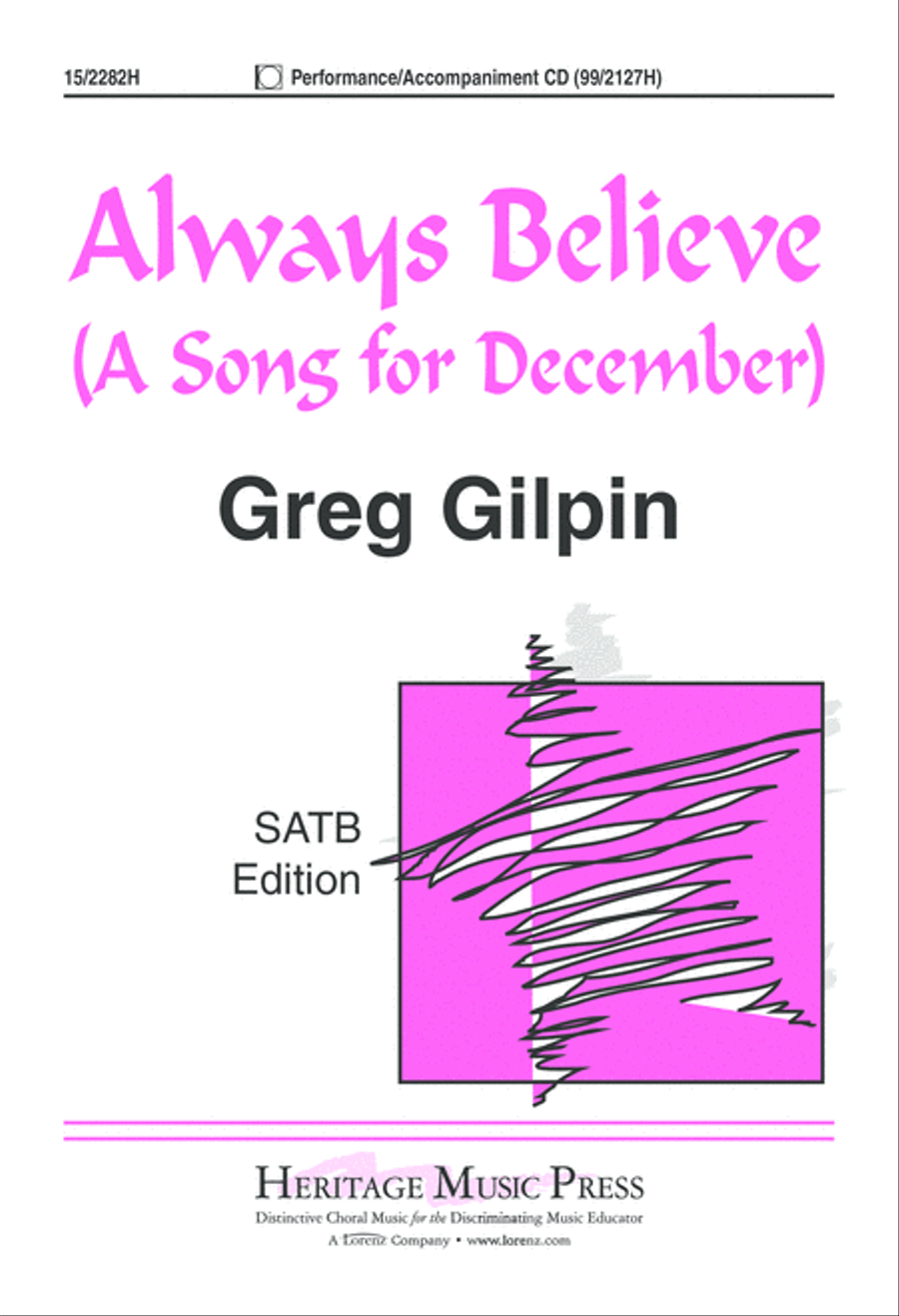 Always Believe Always Believe 4-Part scores gallery preview page 1