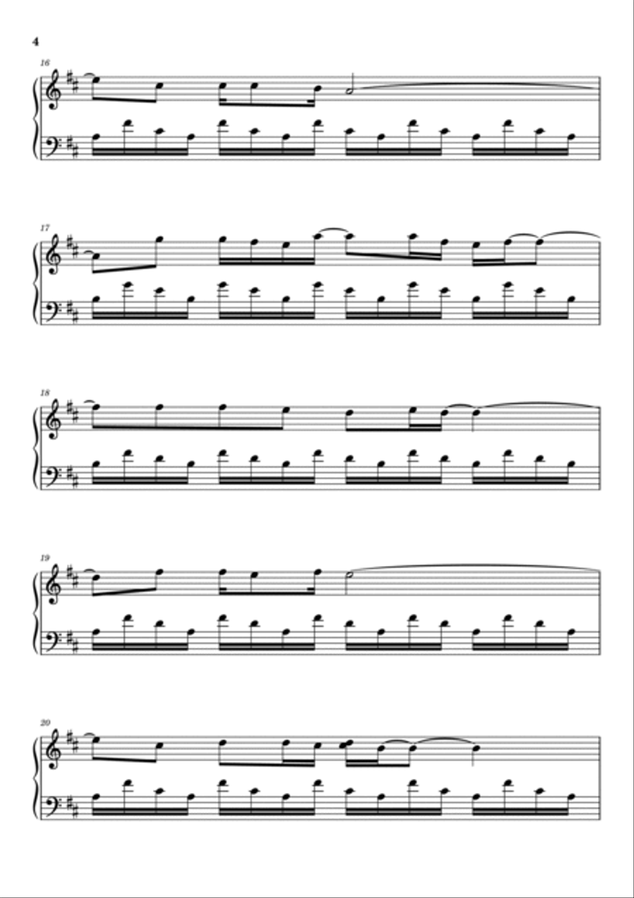 Wrong Side Of Heaven Piano Solo scores gallery preview page 4