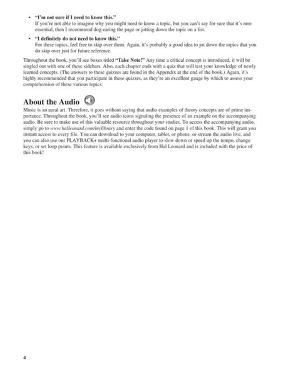 Teach Yourself Music Theory Collection / Songbook scores gallery preview page 4