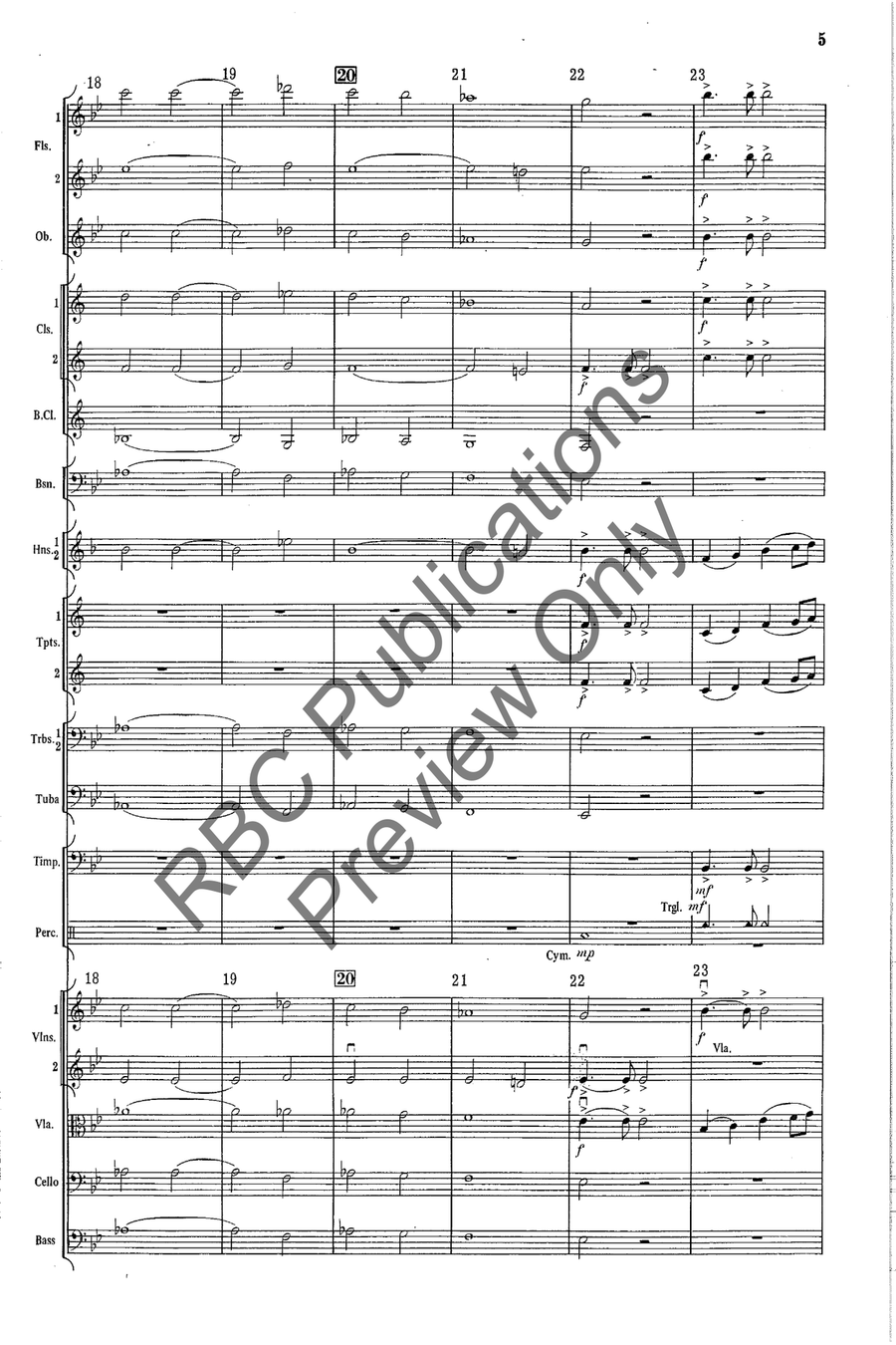 Gloria And Alleluia Full Orchestra scores gallery preview page 6