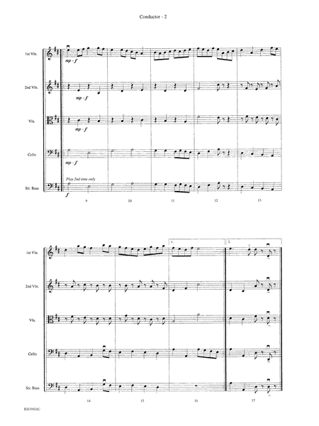 Henry Purcell Suite: Score