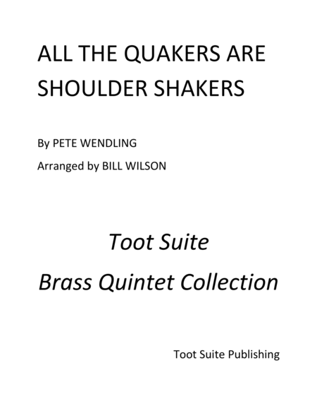 All the Quakers Are Shoulder Shakers image number null