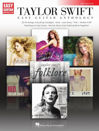 Book cover for Taylor Swift – Easy Guitar Anthology