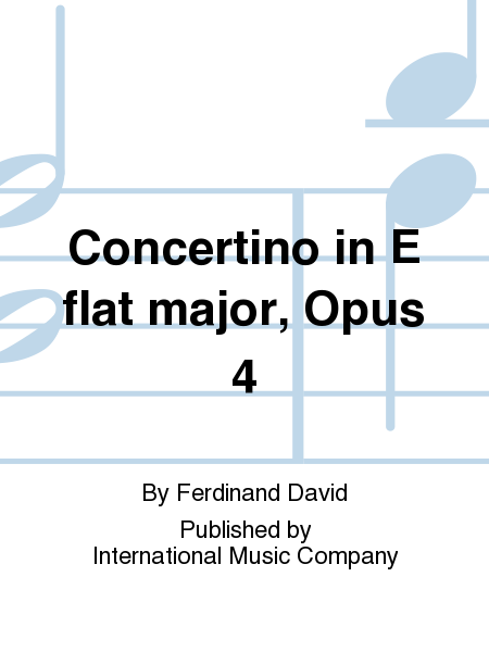 Concertino in E flat major, Op. 4 (GIBSON)