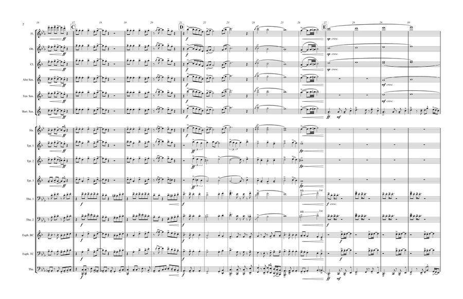 Sweet Dreams (are Made Of This) Marching Band scores gallery preview page 2