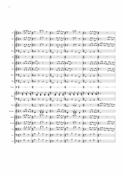 BALCANOMANIA full orchestral score and parts image number null