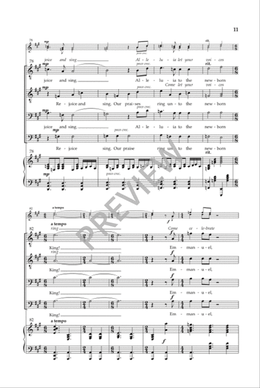 Gloria Fanfare - TTBB Gloria Fanfare - TTBB TTBB scores gallery preview page 12