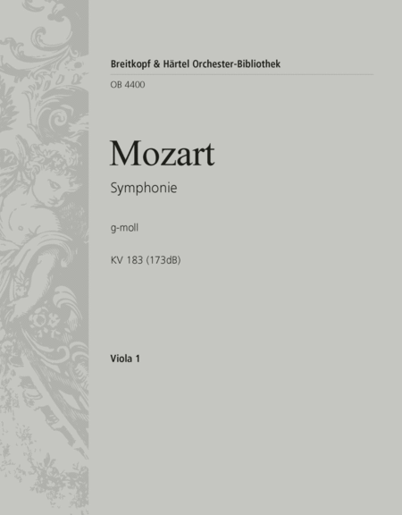 Symphony [No. 25] in G minor K. 183 (173dB)