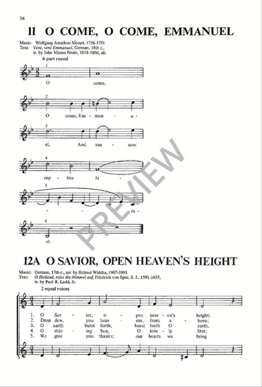 A Choir Book for Advent A Choir Book for Advent 4-Part scores gallery preview page 38