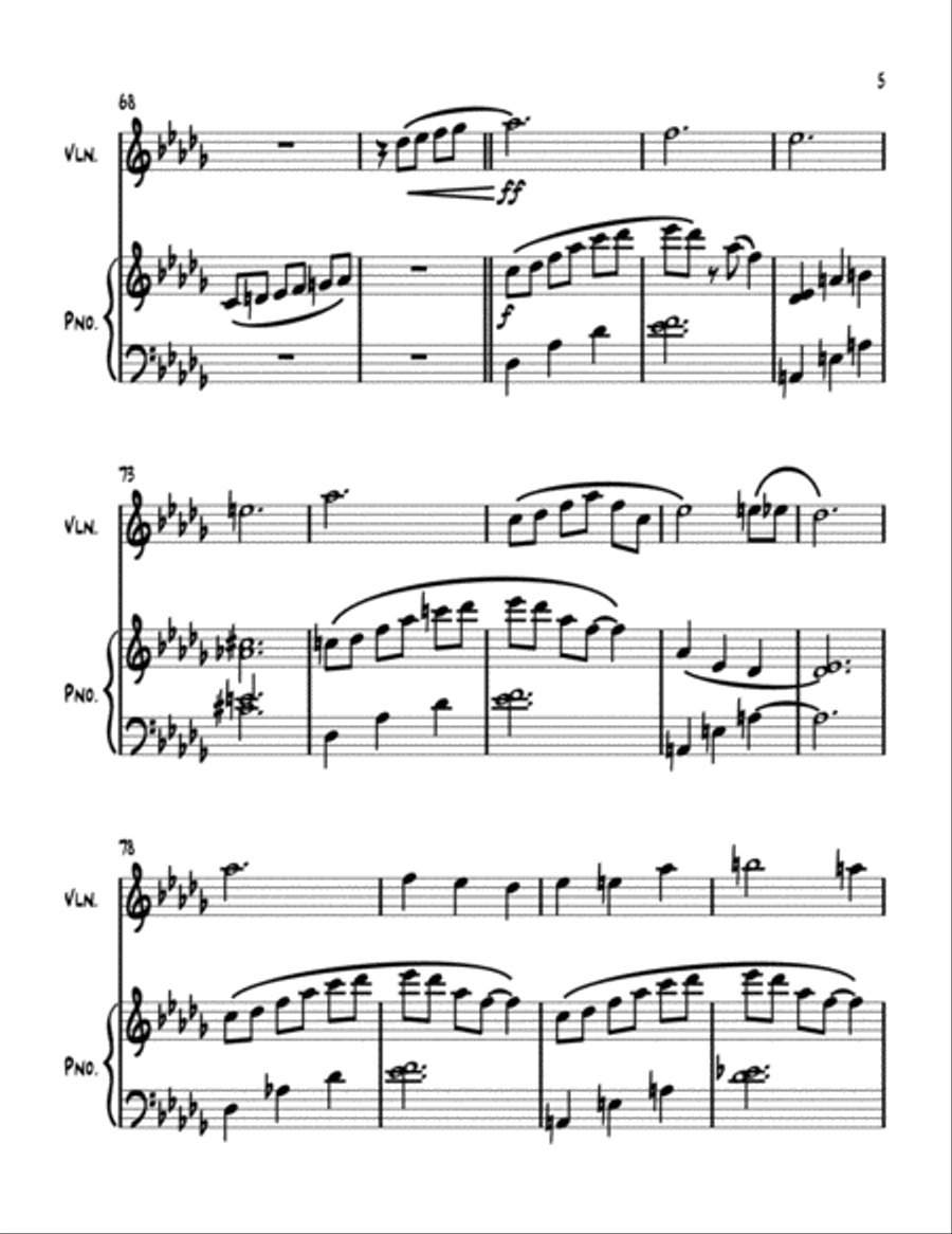 The Voyage of Will Steed no. 2 Violin Solo scores gallery preview page 5