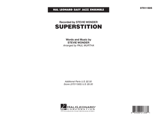 Book cover for Superstition - Full Score