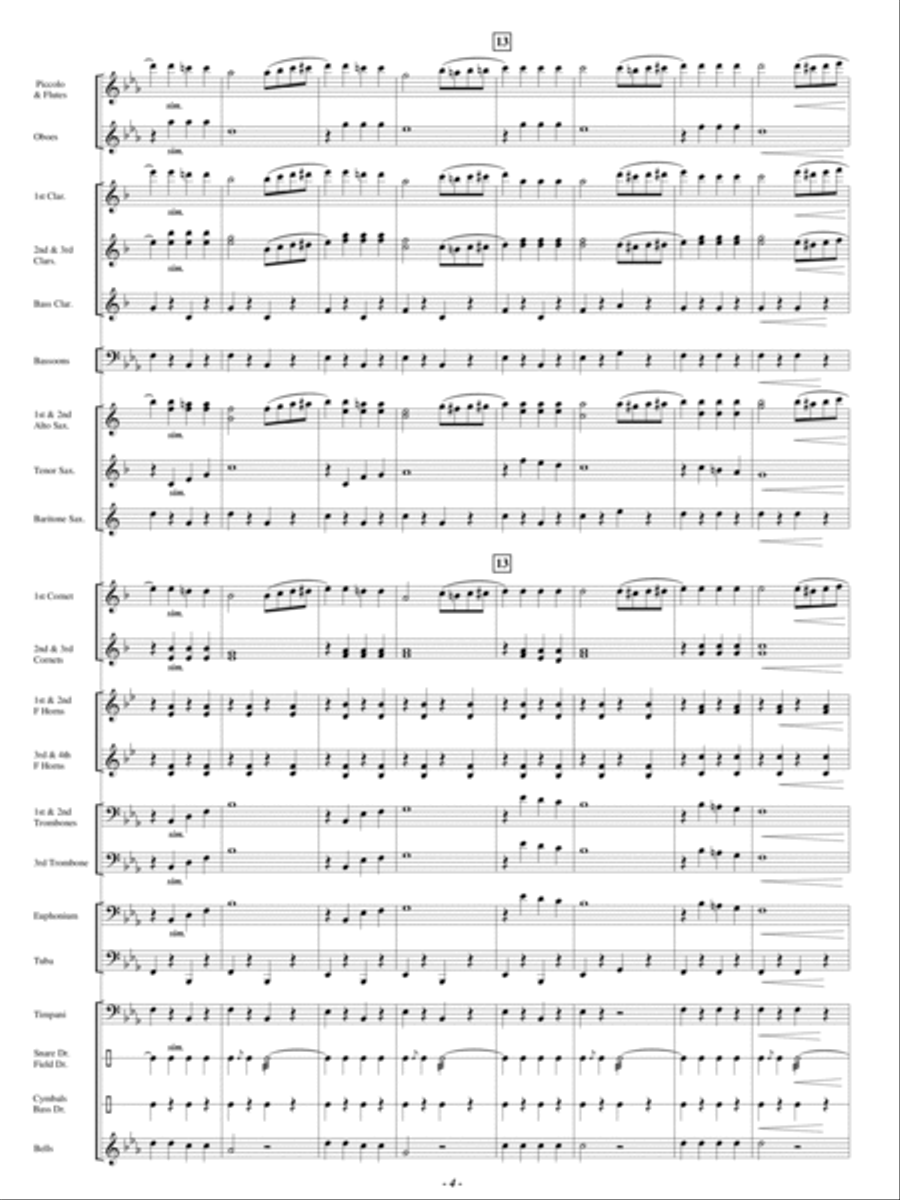 E Pluribus Unum E Pluribus Unum Concert Band scores gallery preview page 3