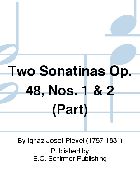 Two Sonatinas Op. 48, Nos. 1 & 2 (Bass Part)