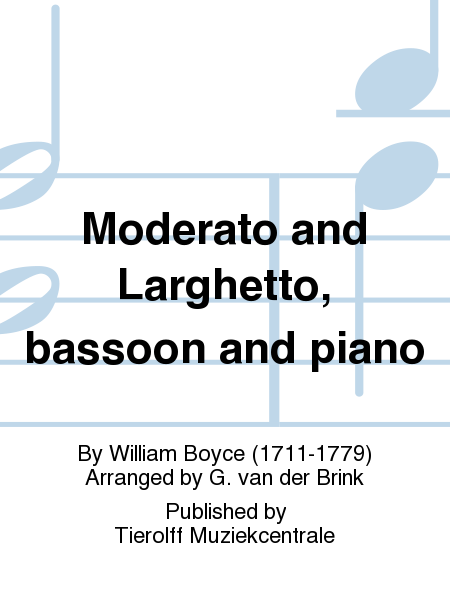 Moderato & Larghetto, Bassoon & Piano