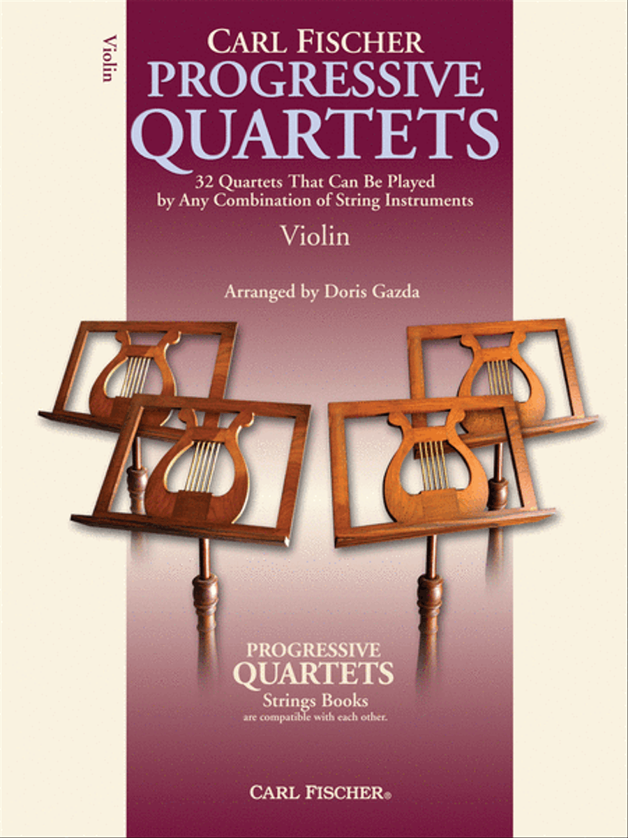 Progressive Quartets for Strings String Orchestra scores gallery preview page 1