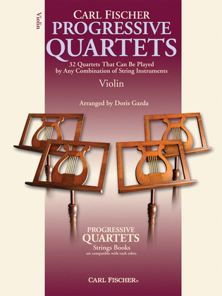Book cover for Progressive Quartets for Strings