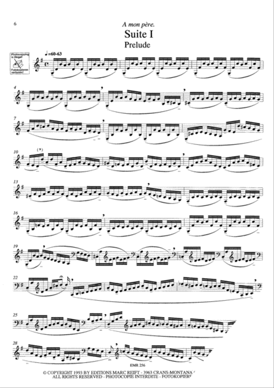 6 Suites 6 Suites Horn Solo scores gallery preview page 8