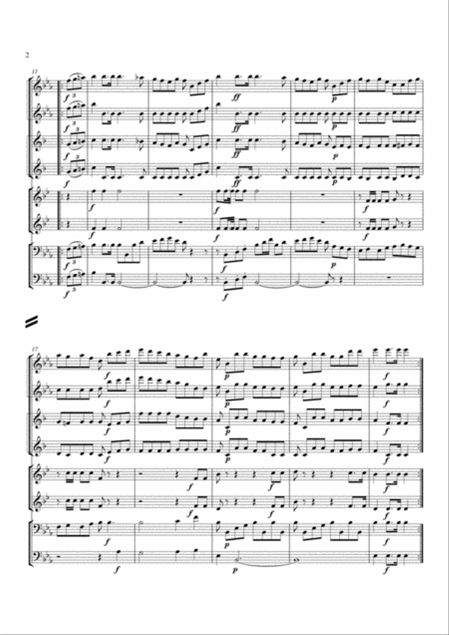 March for Mixed Winds Chamber Music scores gallery preview page 2