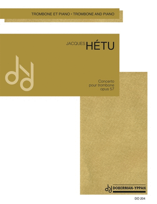 Book cover for Concerto for trombone op. 57 (pno red)