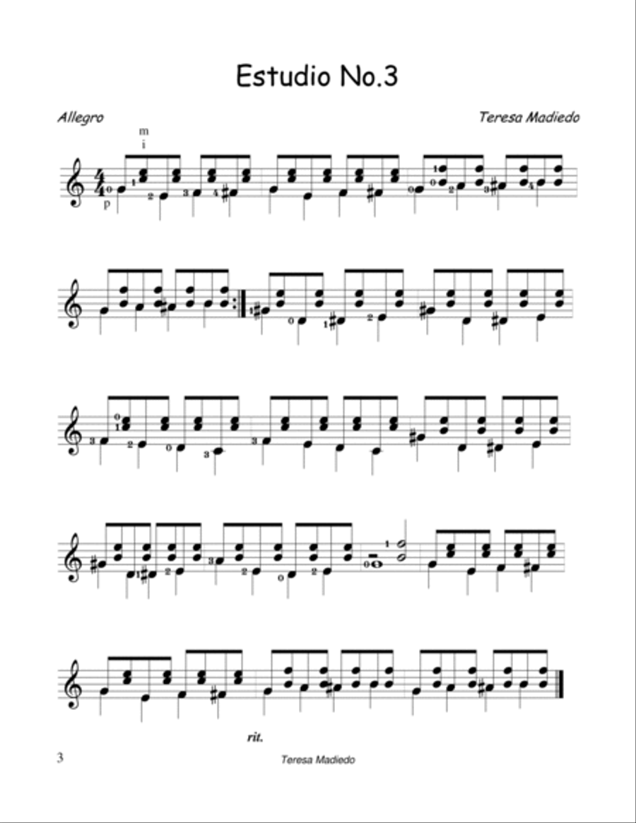 30 Estudios para Guitarra Acoustic Guitar scores gallery preview page 6