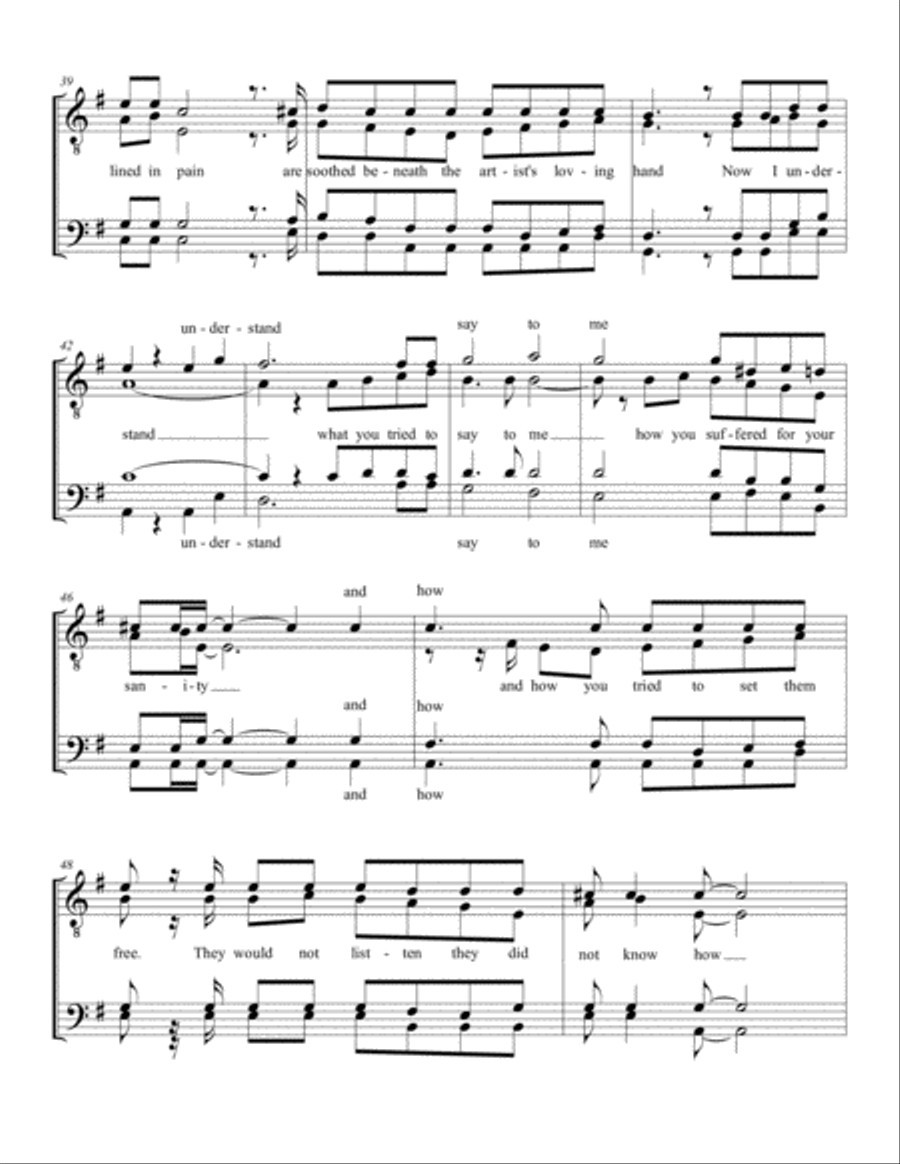 Vincent (Starry Starry Night) Small Ensemble scores gallery preview page 4
