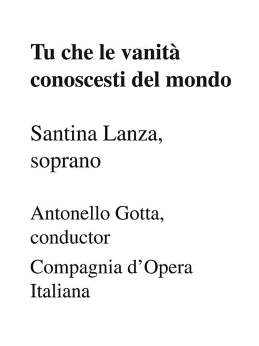 Cantolopera: Verdi Arias for Soprano Volume 2 image number null