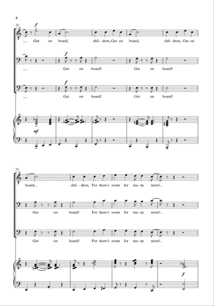The Gospel Train Choir scores gallery preview page 4