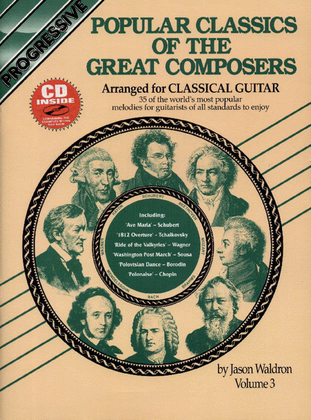 Book cover for Progressive Popular Classics Volume 3 (Book/CD)